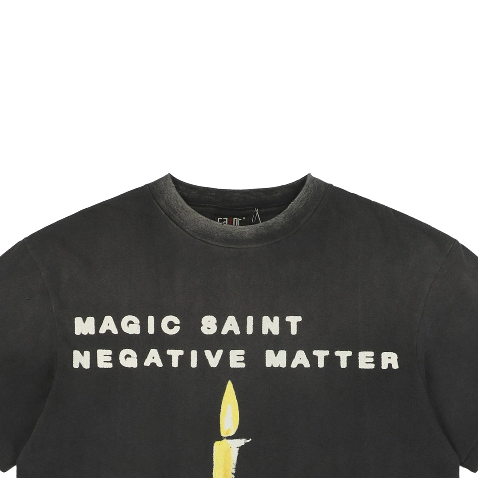 Saint Michael Candle Print T-shirt