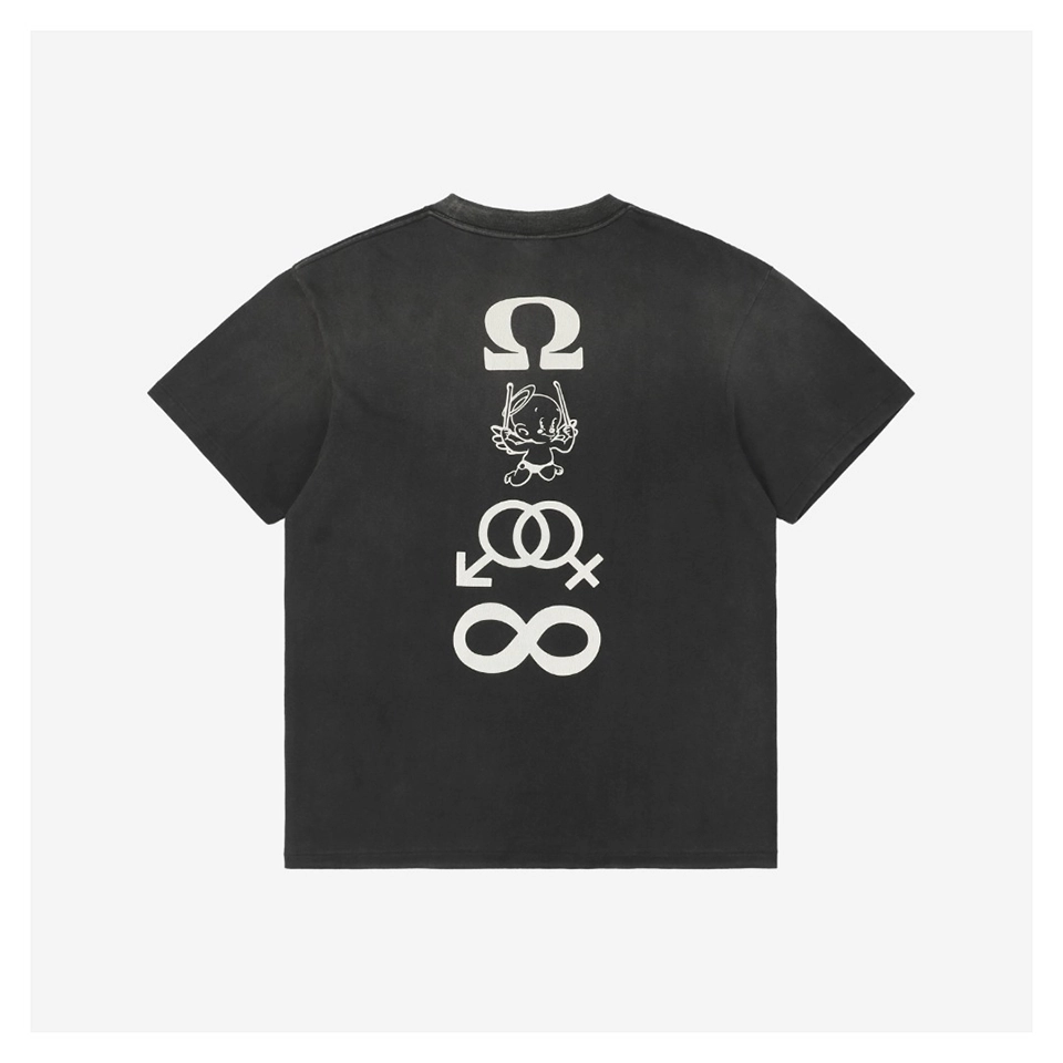 Saint Michael Candle Print T-shirt9.jpeg