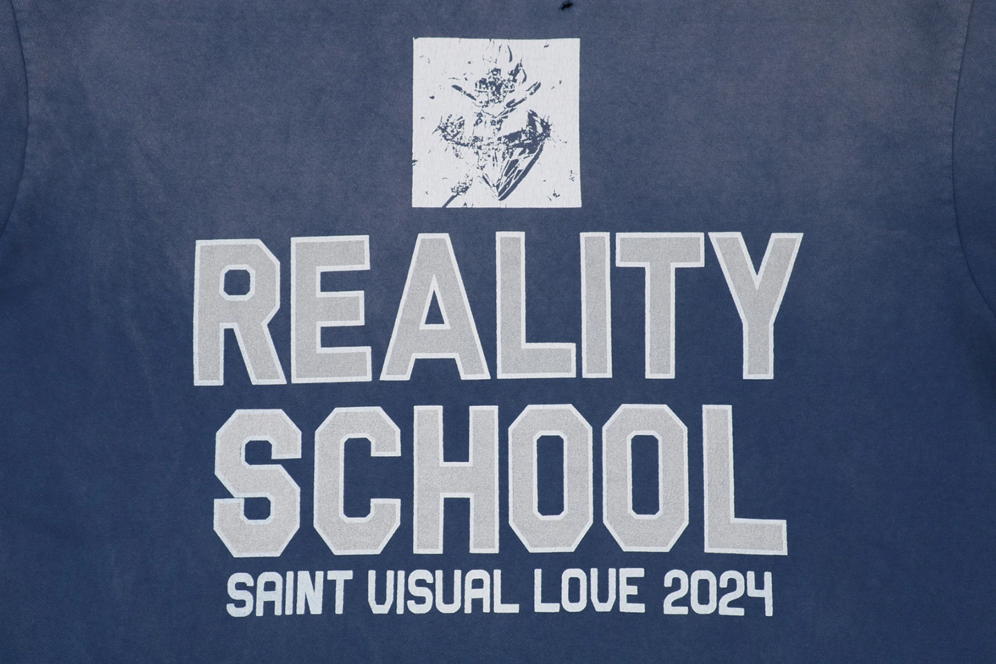 Saint Michael Reality School Blue Graphic T-shirt9.jpeg