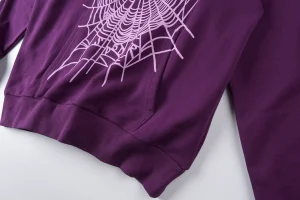 Sp5der 555555 Swarovski Web Hoodie1