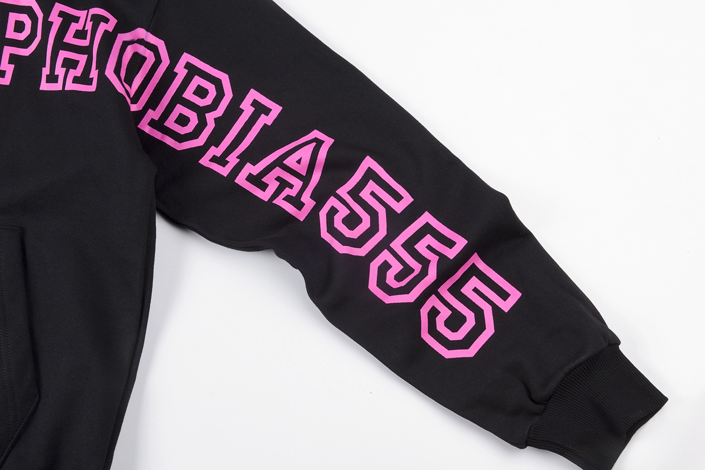 Sp5der 555555 Techno Pink Print Hoodie6