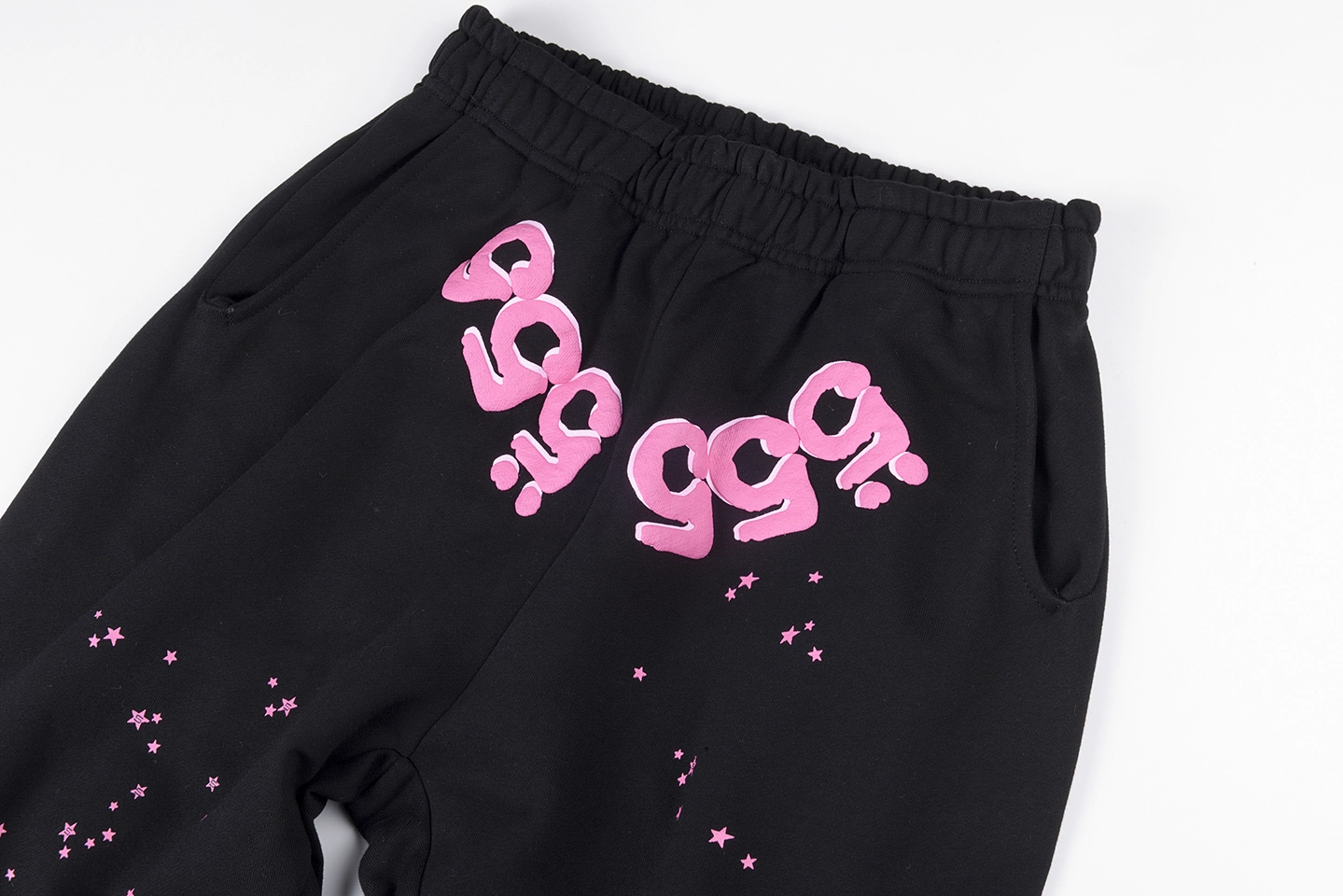 Sp5der Black Star Cluster Print Sweatpants11