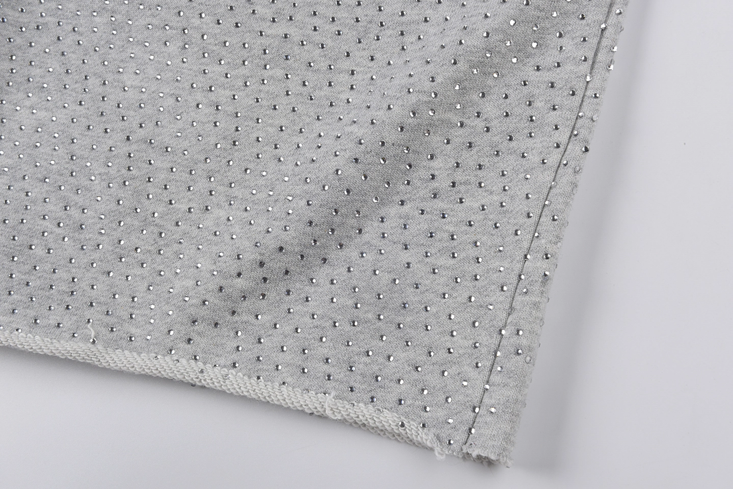 Sp5der Rhinestone Logo Grey Mesh Shorts4
