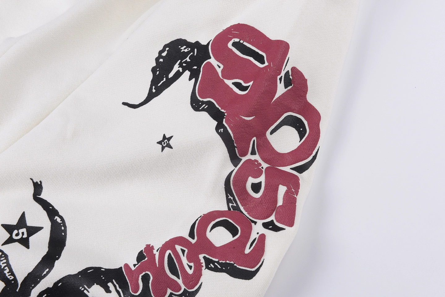 Sp5der Scorpion Star Cream Sweatpants4
