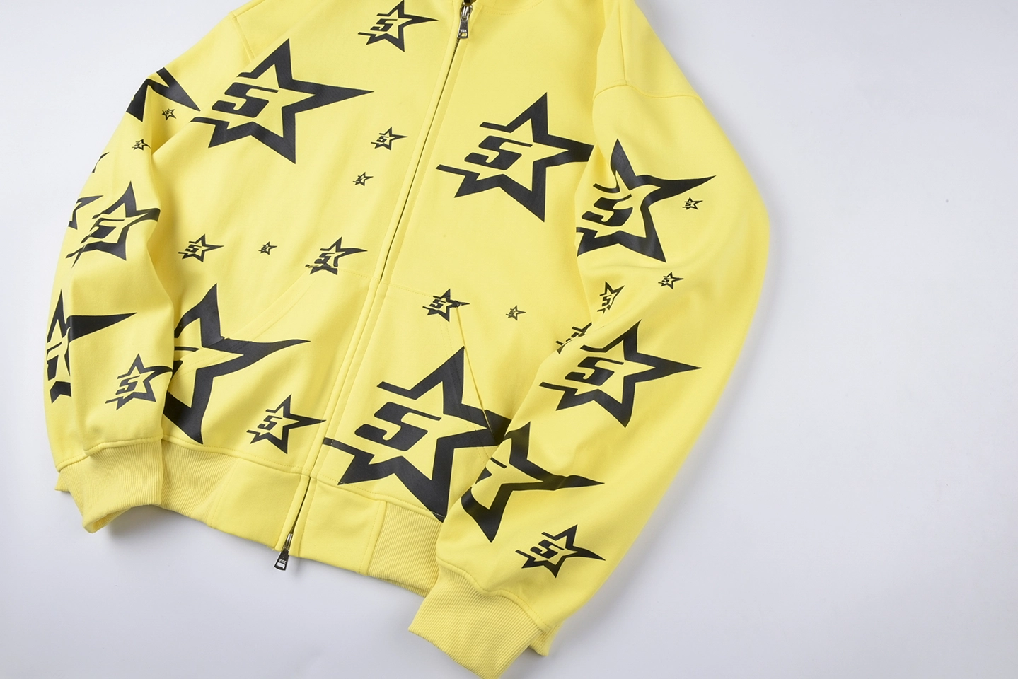 Sp5der YELLOW 5STAR ZIP Hoodie10