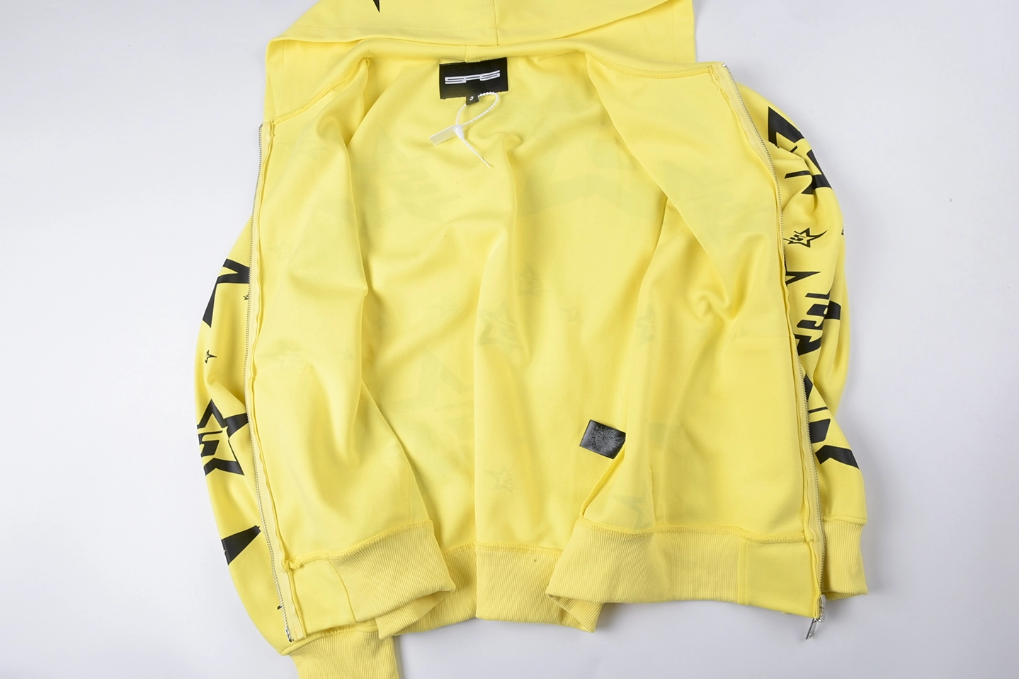 Sp5der YELLOW 5STAR ZIP Hoodie9