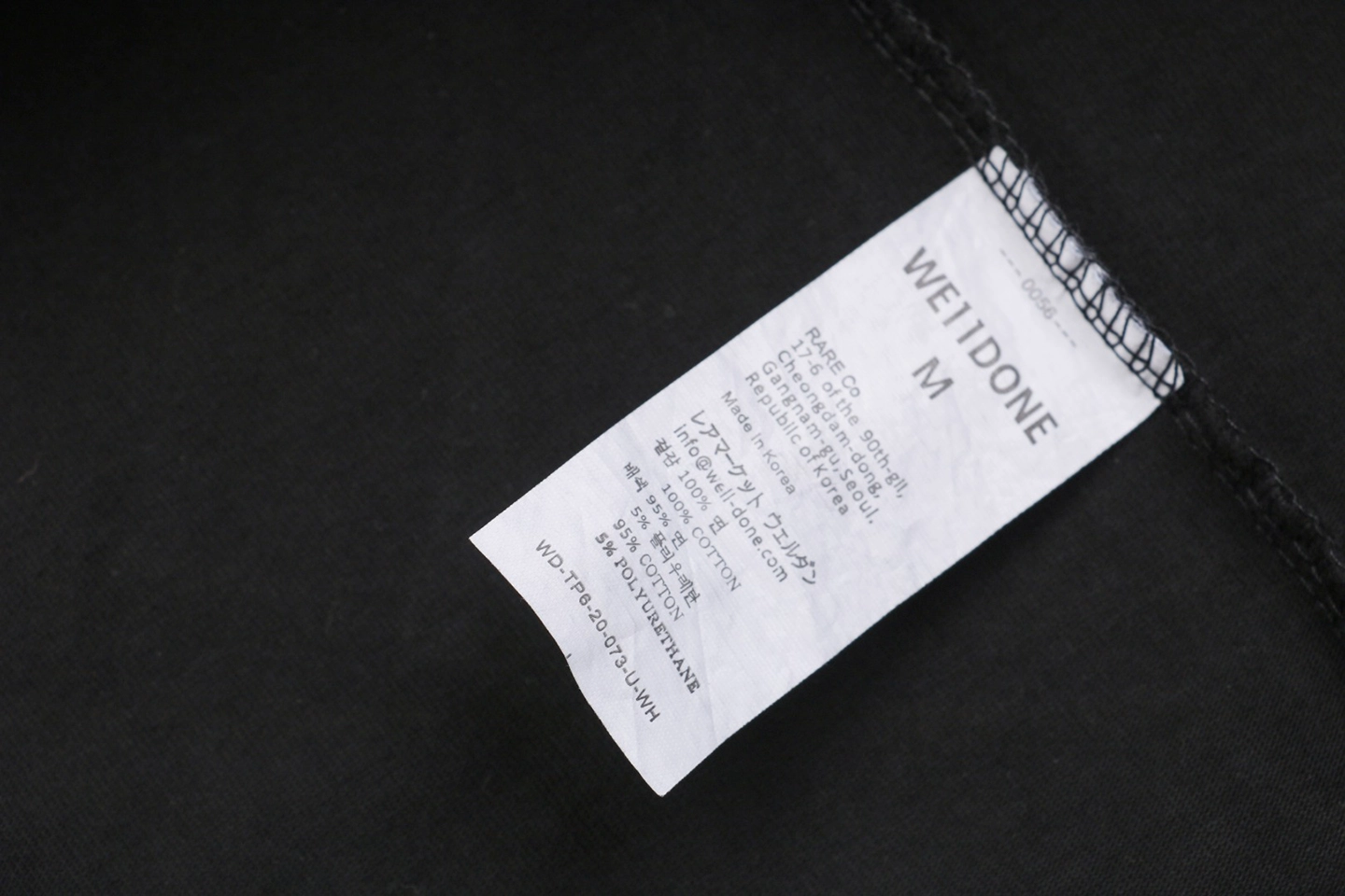 Wash tag