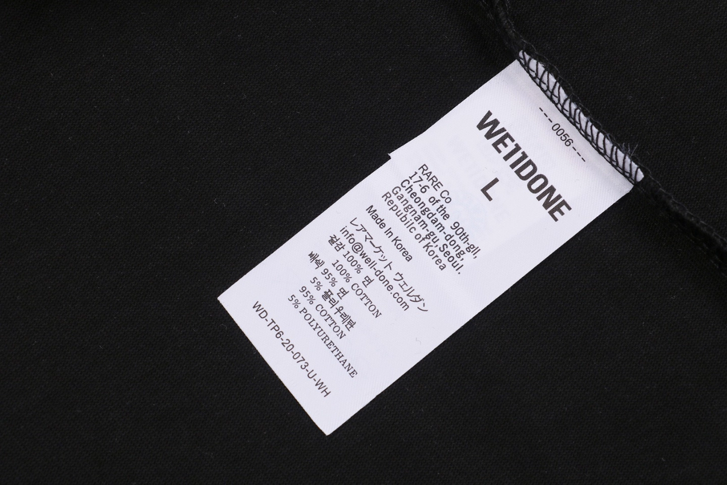 Wash tag