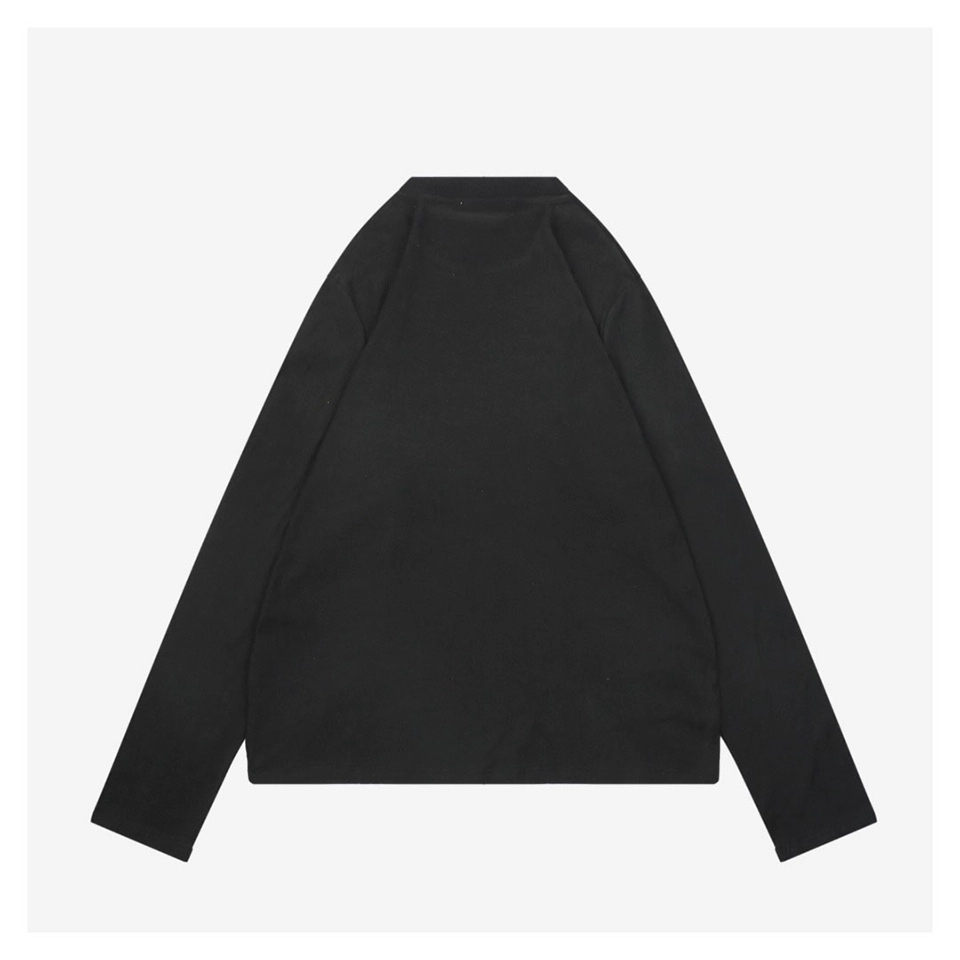 Acne Studios 1996 Distressed Logo Shirt Black