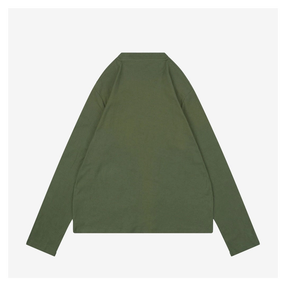 Acne Studios 1996 Distressed Logo Shirt Green