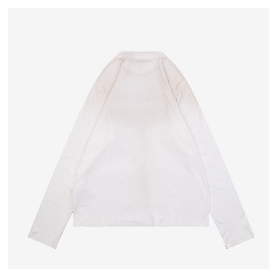 Acne Studios Distressed Stockholm 1996 Print Shirt - White