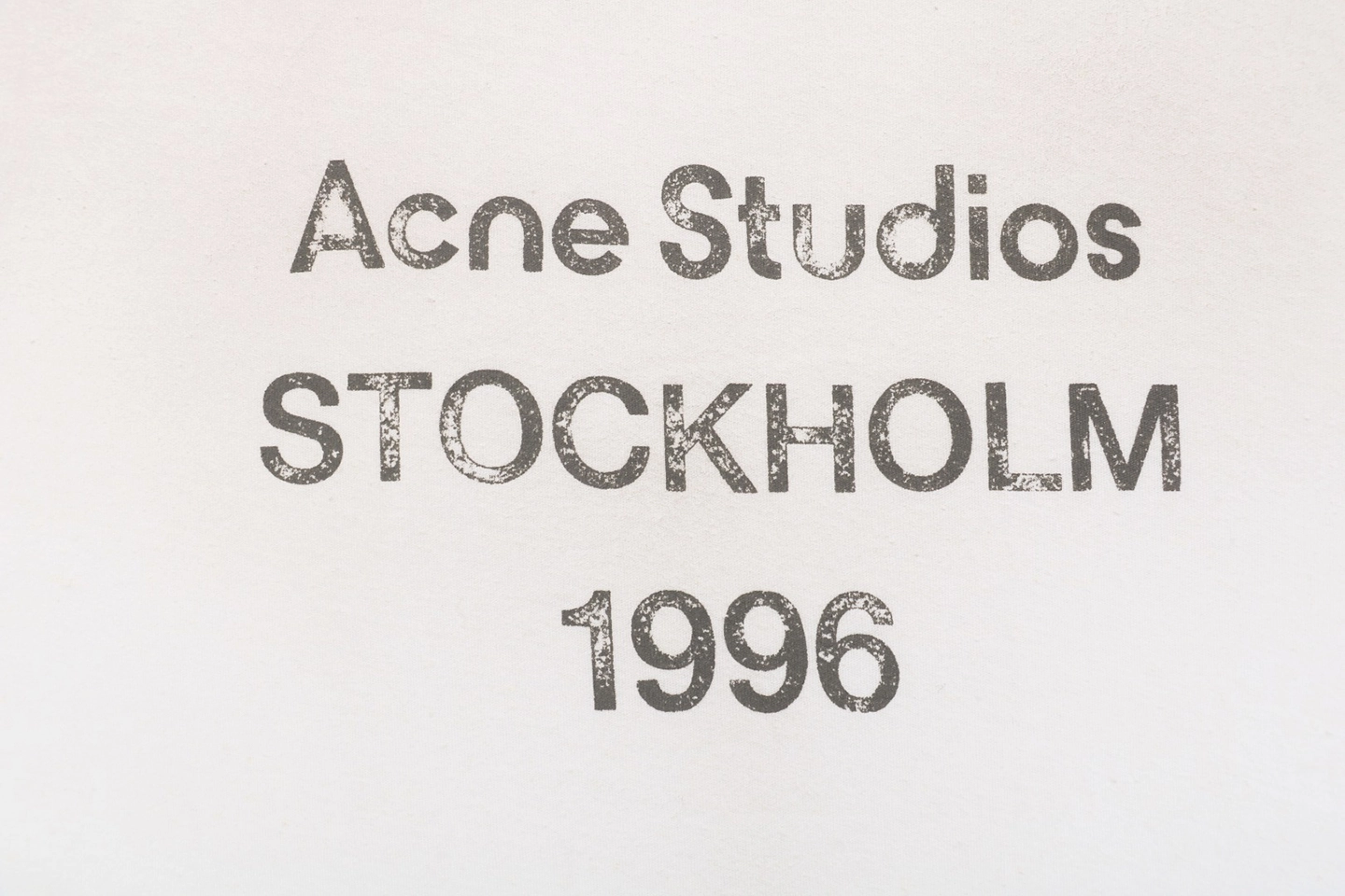 Acne Studios Distressed Stockholm 1996 Print Shirt - White9.jpeg