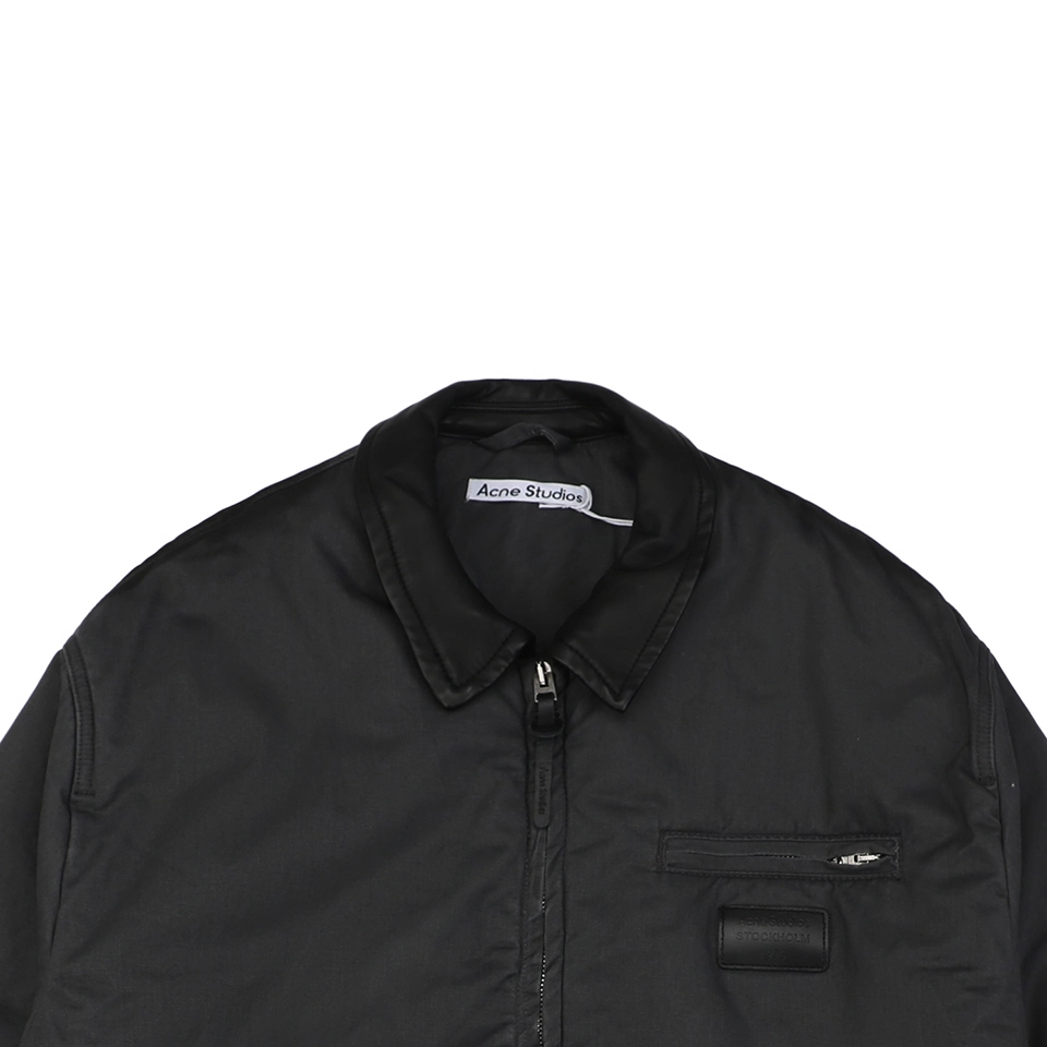 Acne Studios Leather Collar Padded Jacket