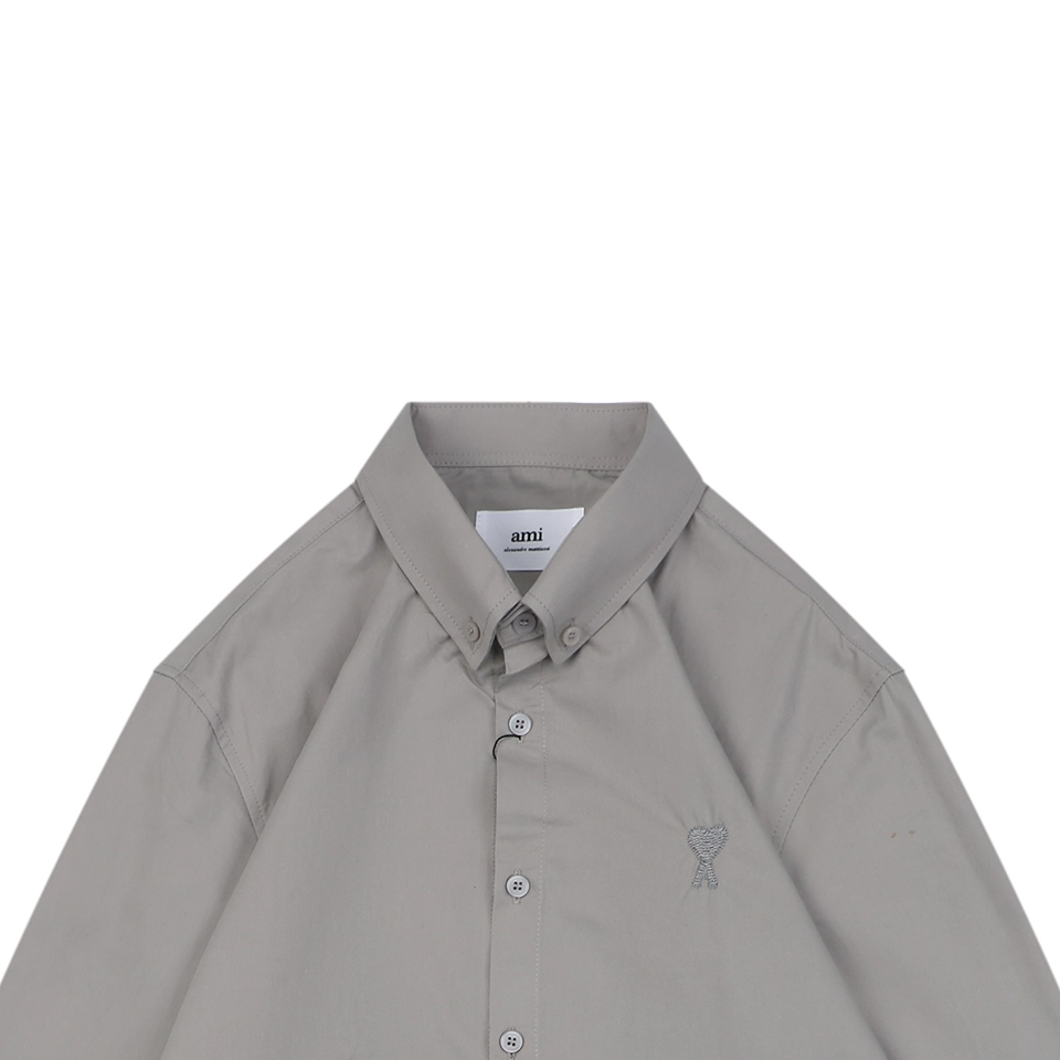 Ami Tonal Heart Embroidery Shirt14.jpeg