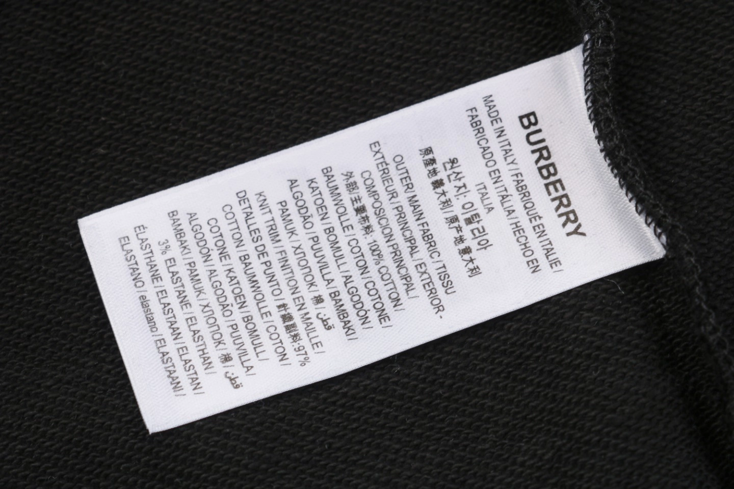 Wash tag