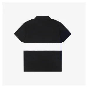BBry Equestrian Knight Stripe Polo T-shirt Black