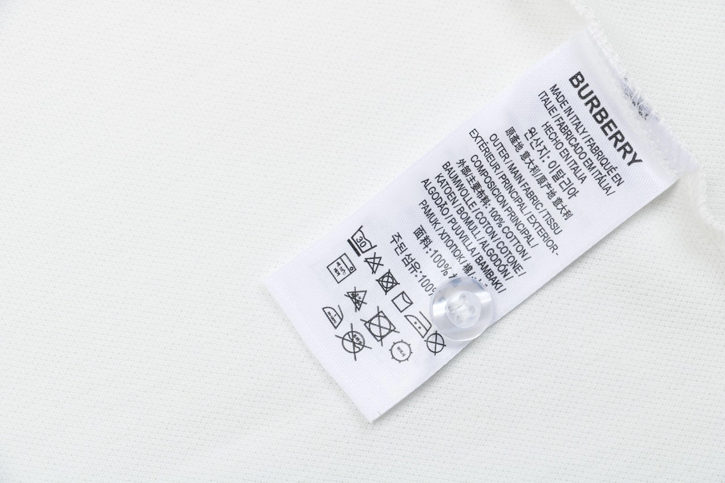 Wash tag