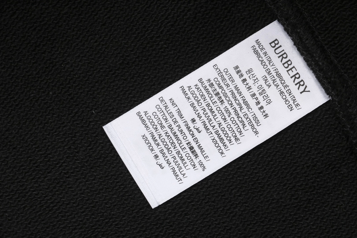 Wash tag