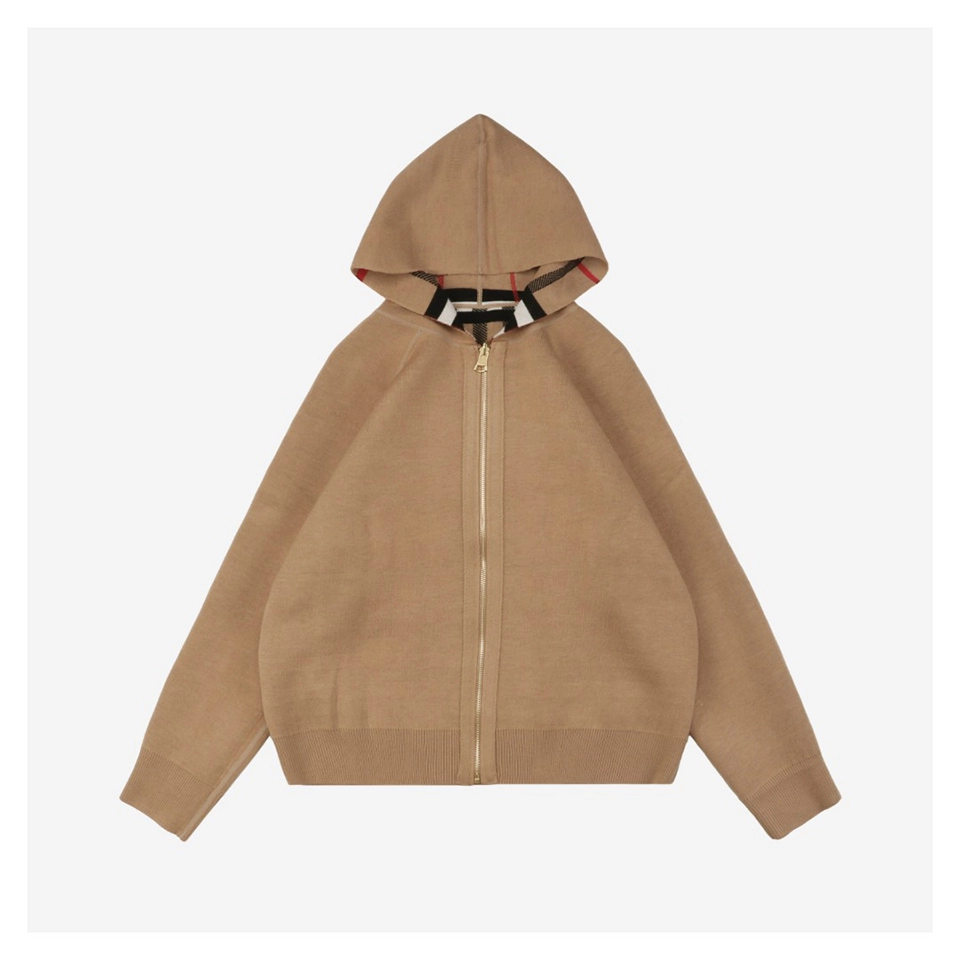BBry Reversible Check & Knight Zip Hoodie