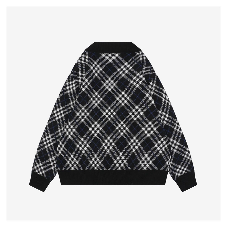 BBry Wool Check Jacket Black