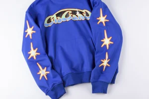 Glo Gang Blue Crown Spray Hoodie2