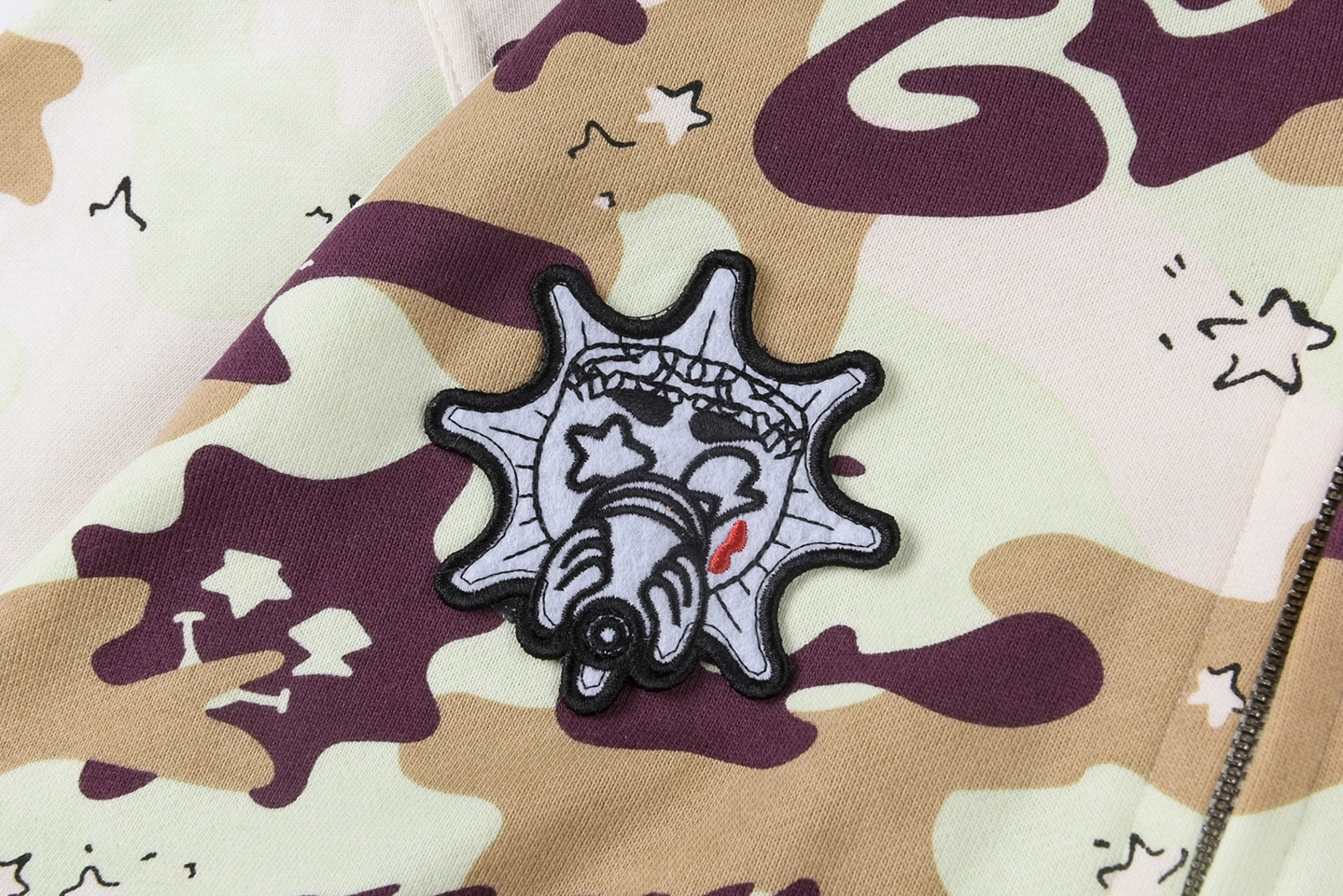Glo Gang Glory Camouflage Hoodie8