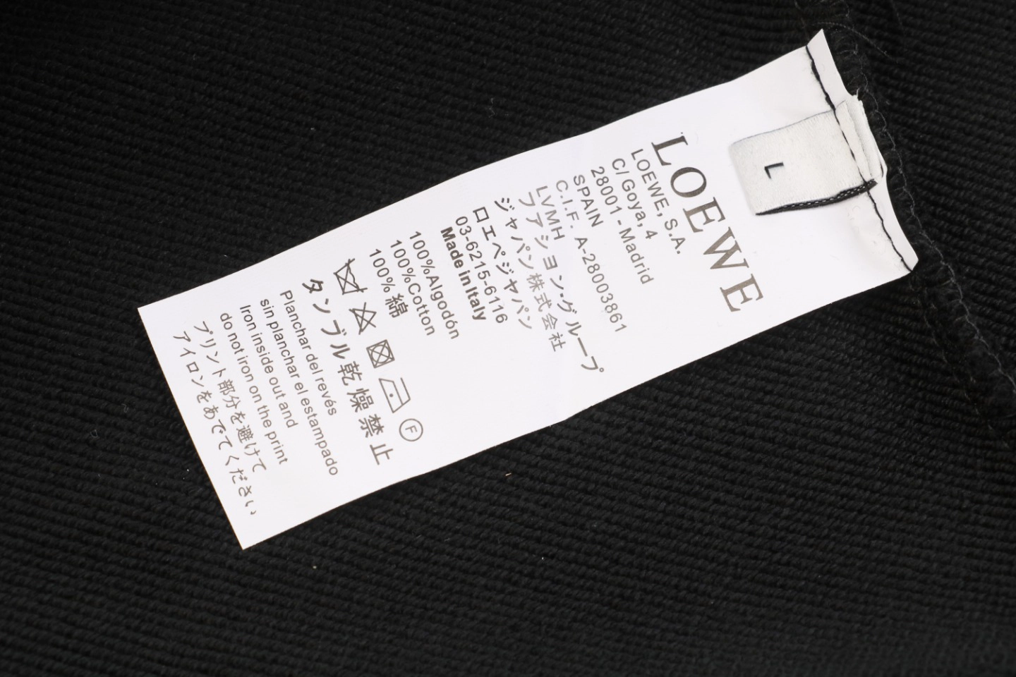 Wash tag