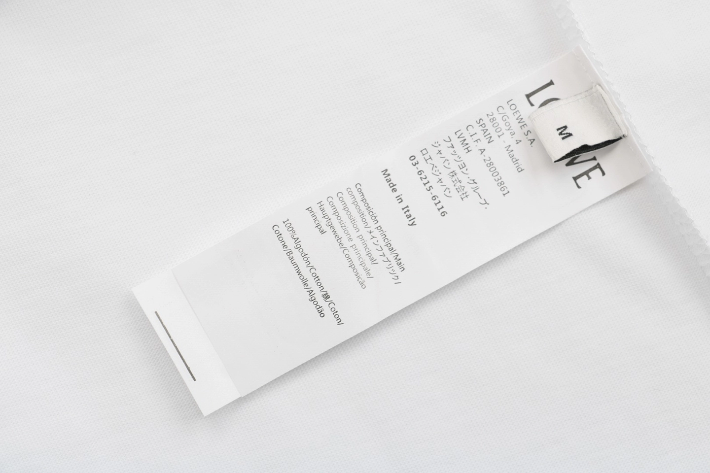 Wash tag