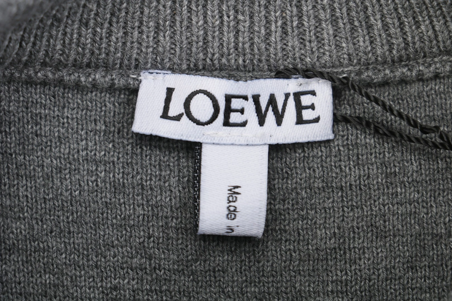 L Studded Cardigan Jacket Logo tag