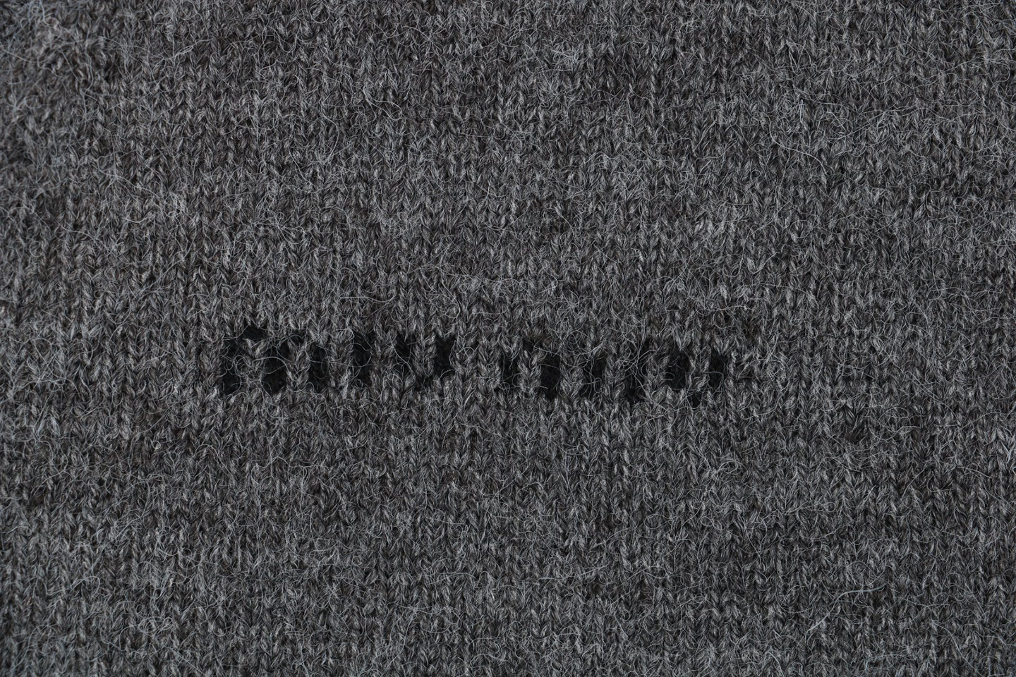 MM Layered-Look Wool Knit Sweater Logo