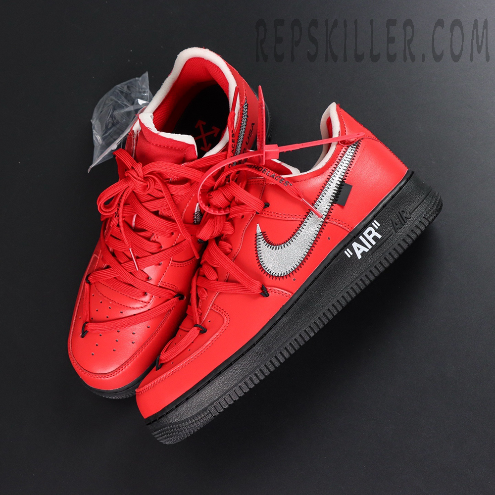 Off-White x Air Force 1 Low SP “Red Black”