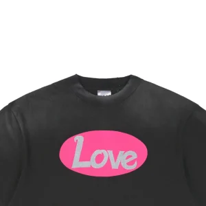 Saint Michael Pink Love Skeleton Graphic T-Shirt