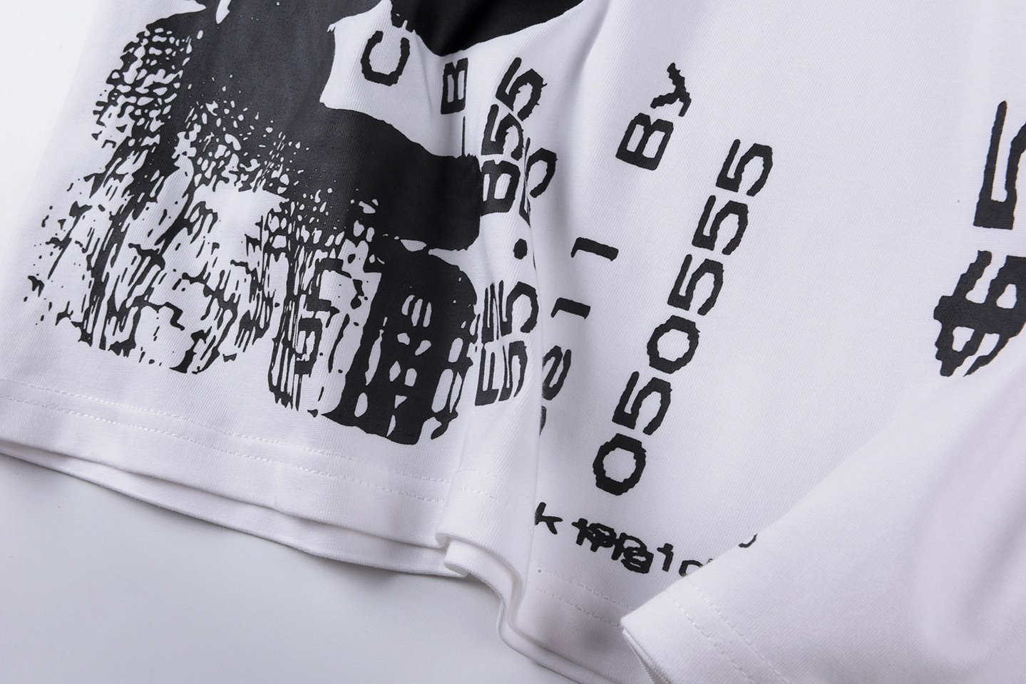 Sp5der Receipt Print White T-shirt6