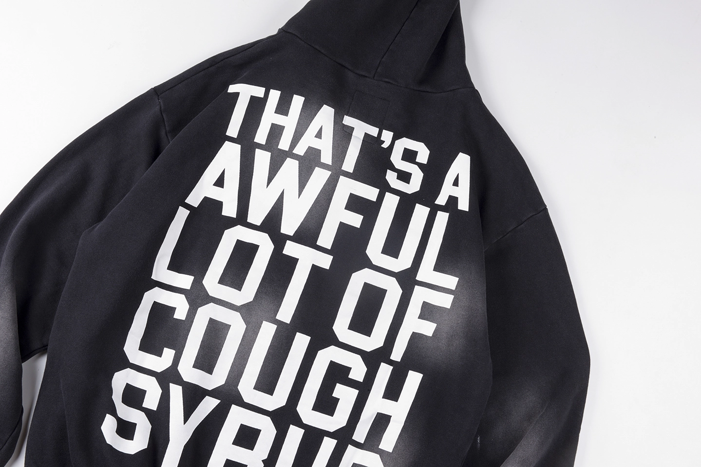 That’s A Awful Lot of Cough Syrup Skeleton Print Full Zip Hoodie3
