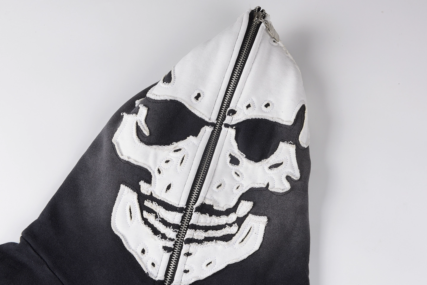 That’s A Awful Lot of Cough Syrup Skeleton Print Full Zip Hoodie4
