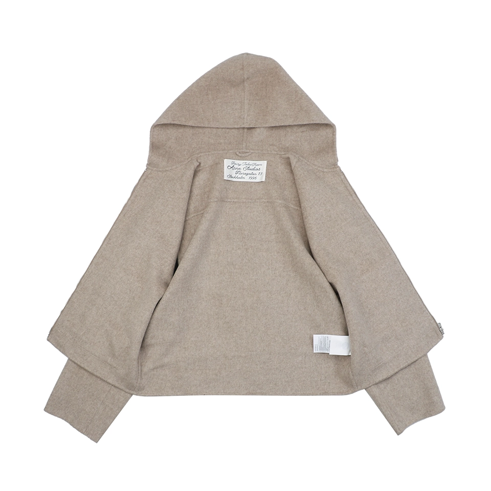 Acne Studios Cashmere Hooded Jacket Inside