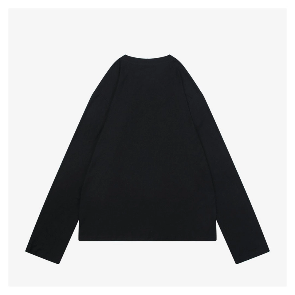 Acne Studios Pocket Logo Print Shirt Black Back side