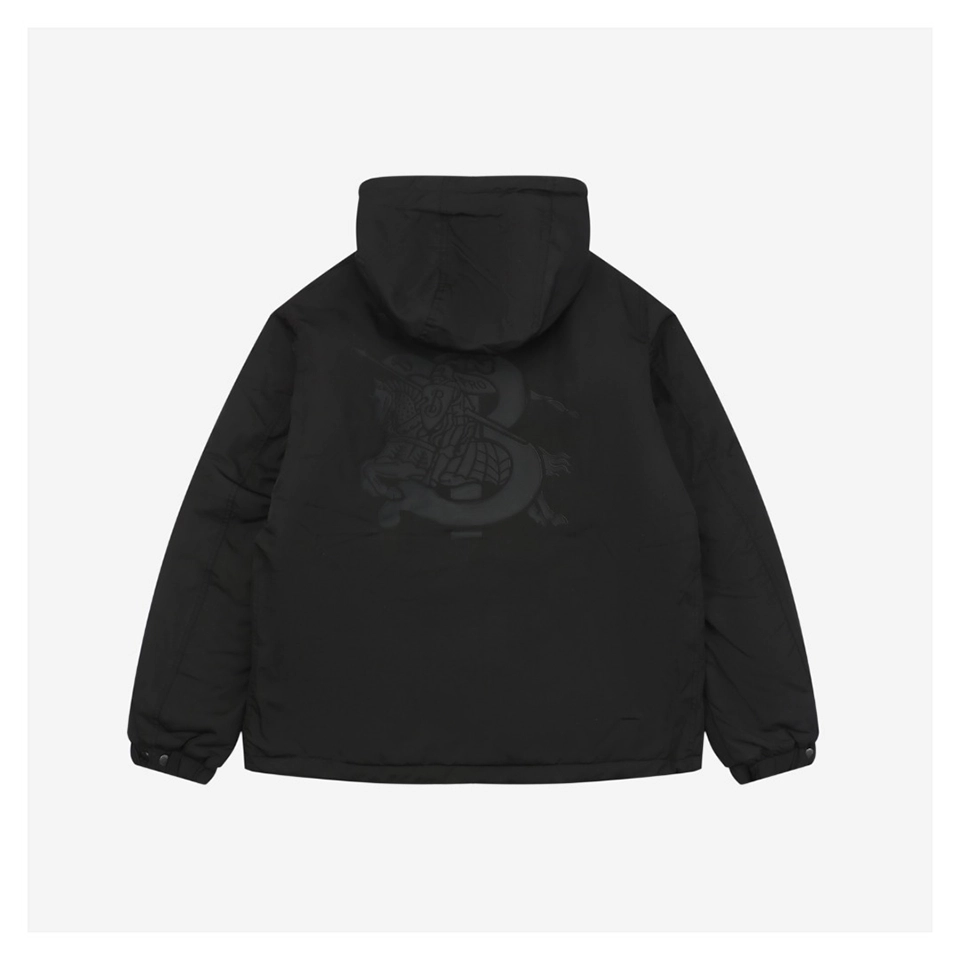 BBry BT Equestrian Knight Hooded Jacket Black Back side