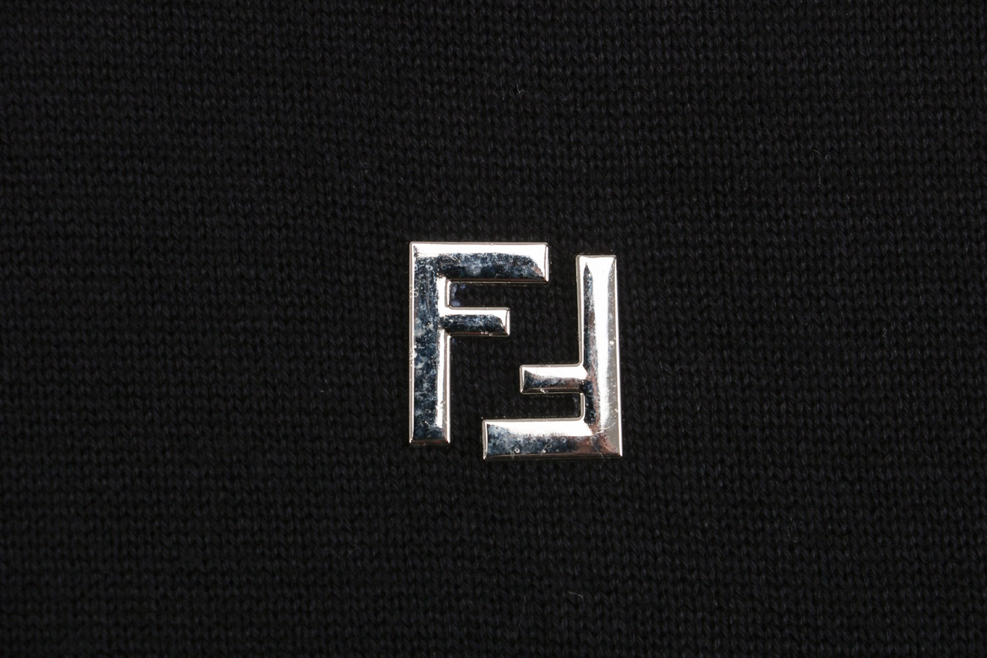 F Metallic Logo Jacquard T-shirt Logo