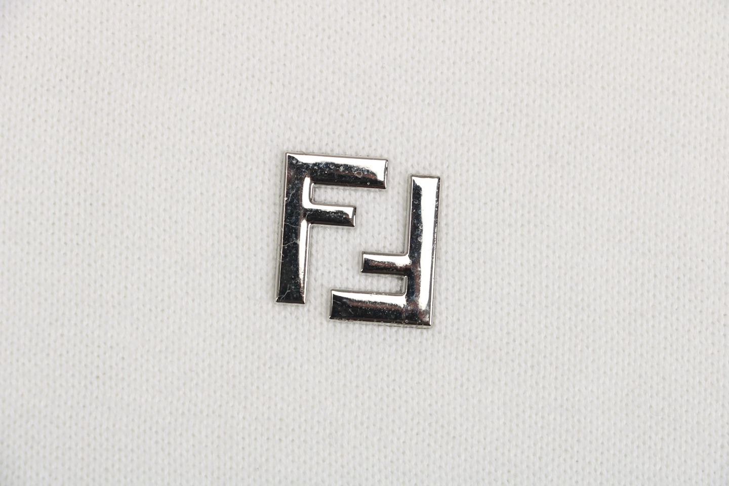 F Metallic Logo Jacquard T-shirt Logo