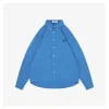 MM Boxyfit Logo Patch Shirt (Blue/White)