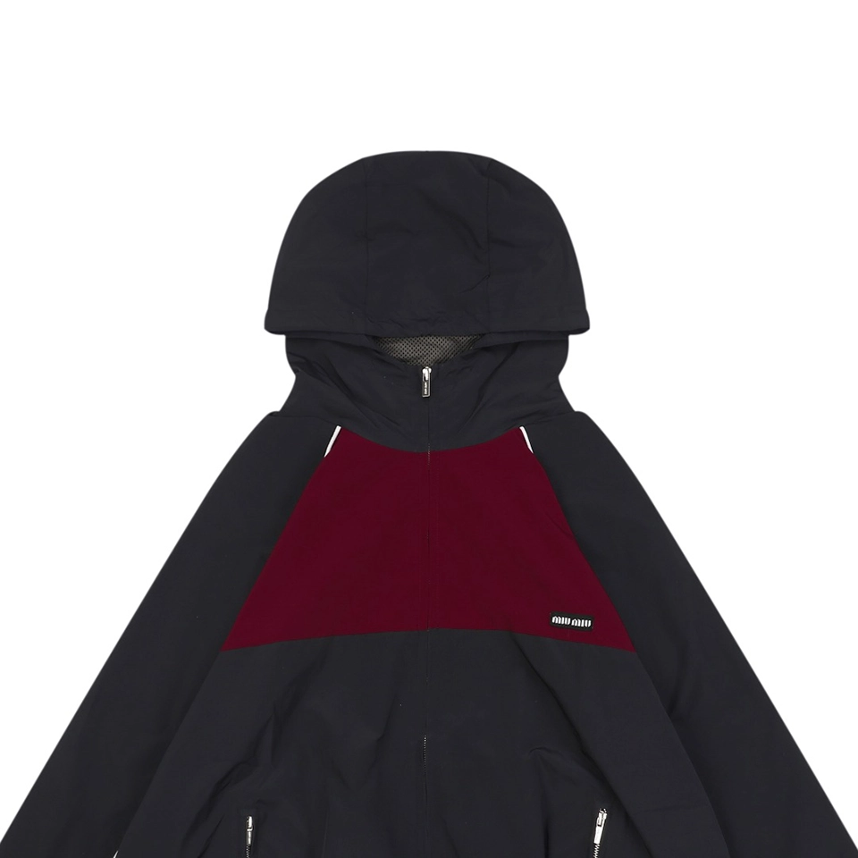 MM Colorblock Logo Hooded Jacket