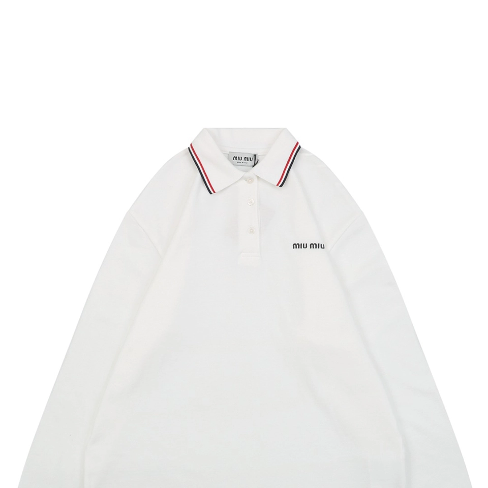 MM Contrast-Tipped Logo Polo Shirt