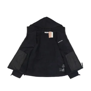 MM Logo Fleece Hoodie Jacket Inside