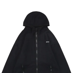 MM Logo Fleece Hoodie Jacket
