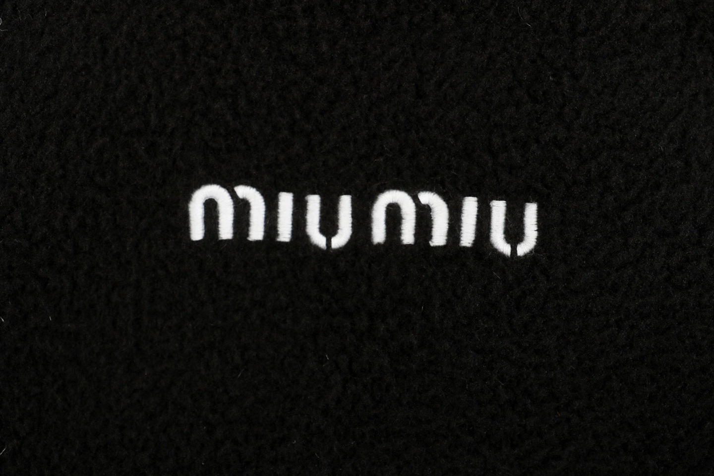 MM Small Logo Fleece Down Jacket Logo