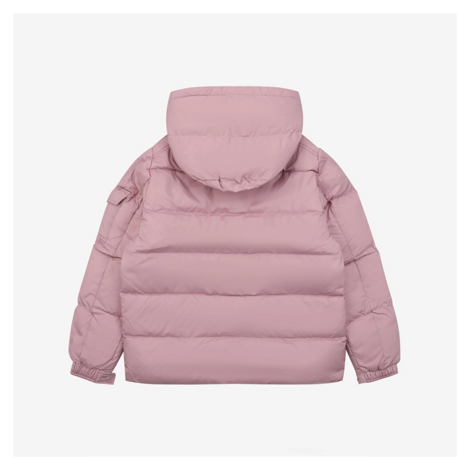 Mxxcler Maya Matte Hooded Down Jacket Pink Back side