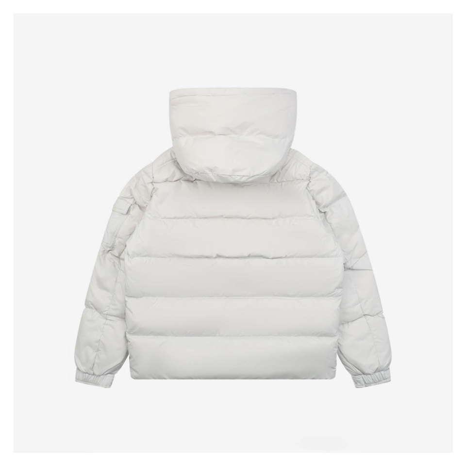 Mxxcler Maya Matte Hooded Down Jacket White Back side