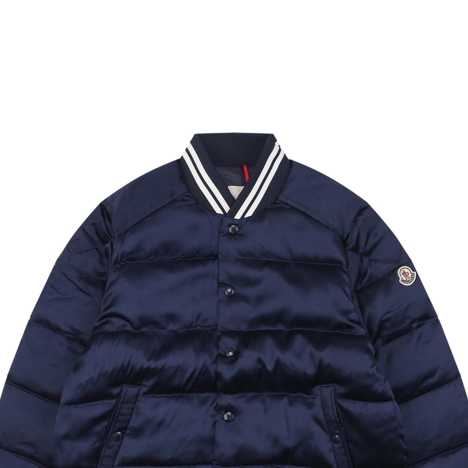 Mxxcler Navy Logo Down Jacket