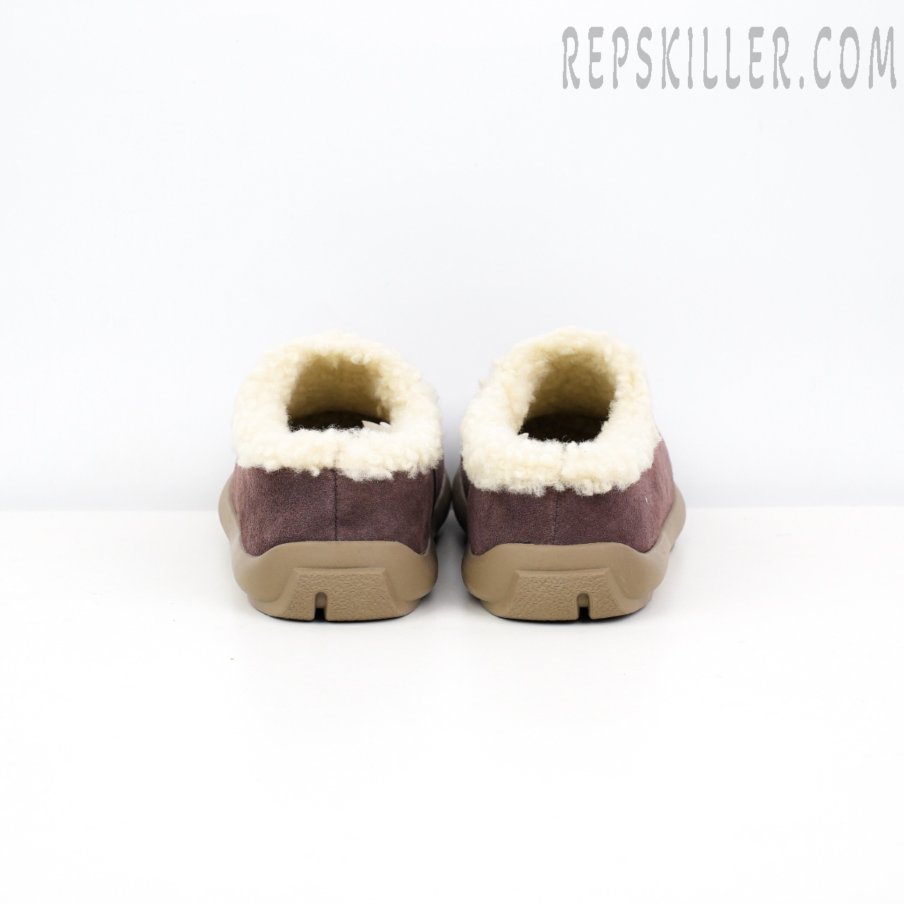 Premium Jade Slipper Smoky Mauve Brown Heels